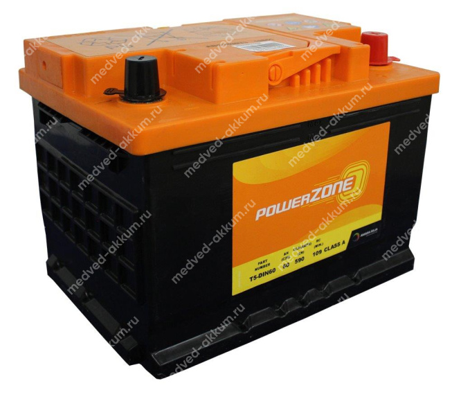 PowerZone 60 Ач обр.низ. LB2
