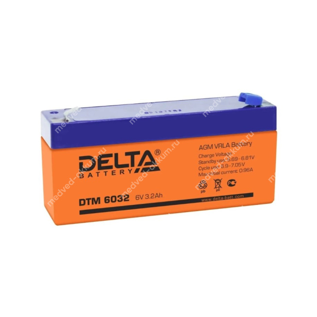Delta DTM 6032 6V 3,2 Ач
