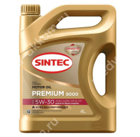 Масло моторное Sintec Premium 9000 5W-30, SL/CF, A3/B4 (4л.) синт.