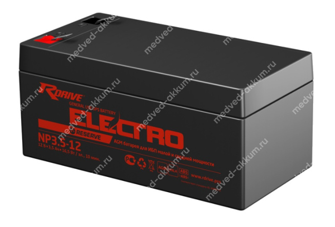 RDrive Electro Reserve AGM 3,5 Ач NP3.5-12