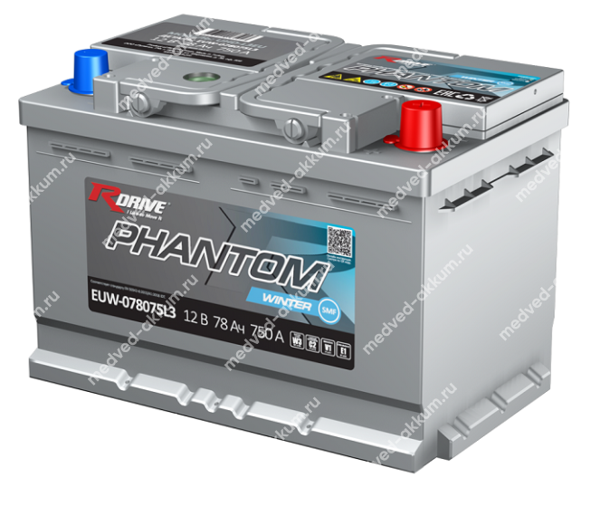 RDrive Phantom Winter 78 Ач обр. L3