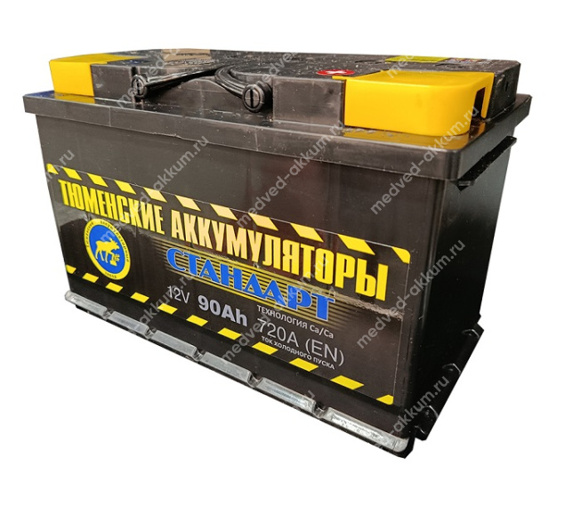 Тюмень Standard 90 Ач обр. L4