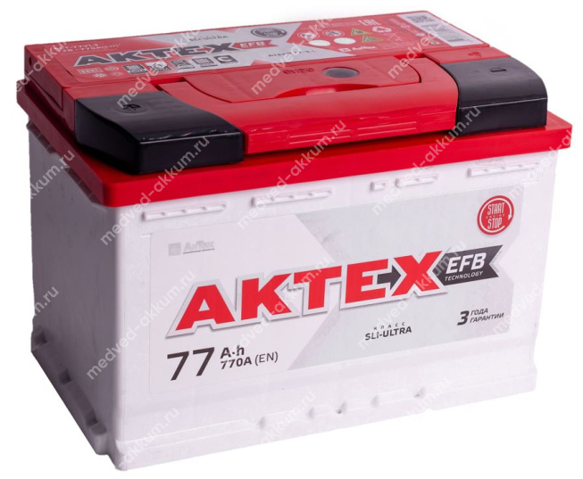 АкТех EFB 77 Ач обр. L3