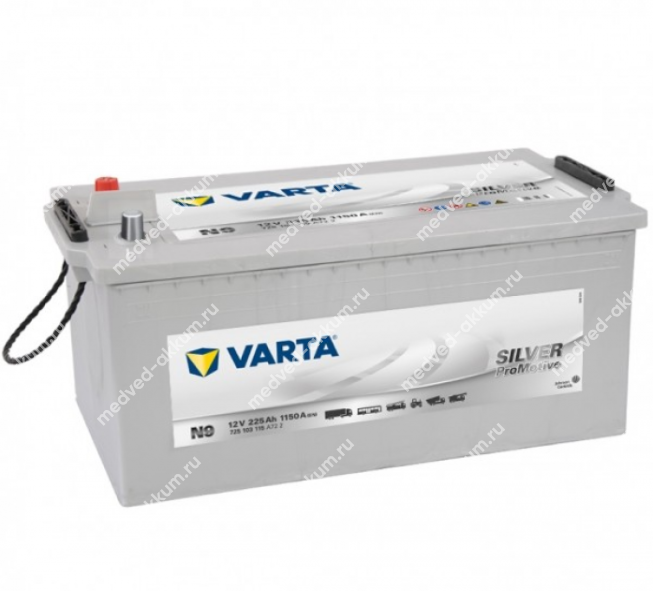 Varta Promotive Silver 225 Ач N9 евро C