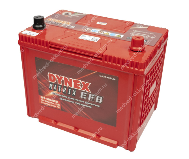 Dynex Matrix EFB 80 Ач обр. S95-D26L