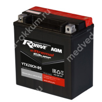 RDrive Extremal Silver 18 Ач YTX20CH-BS