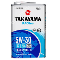 Масло моторное Takayama PAOtec 5W-30, SP, A3/B4 (1л.) синт. ж/б.