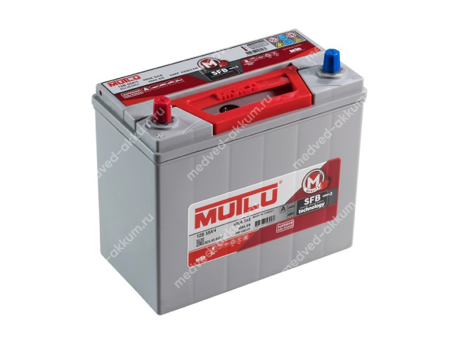 Mutlu Asia SFB 55 Ач пр. 65B24R тонк. кл.