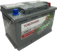 Yokohama AGM 70 Ач обр. L3