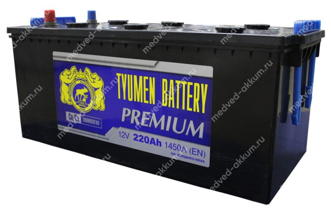 Тюмень Premium 220 Ач рос. B
