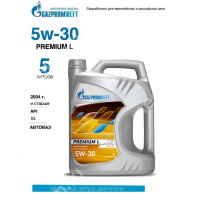 Масло моторное Gazpromneft Premium L 5W-30, SL/CF (5л.) п/синт.
