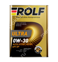 Масло моторное ROLF Ultra 0W-30, SP, A7/B7 (4л.) синт. ж/б