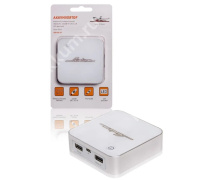 Аккумулятор внешний 7800мАч micro USB выход:2хUSB 5V1A+2.1A AIRLINE белый
