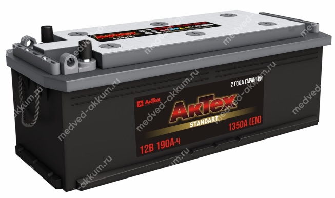 АкТех Standart 190 Ач унив рос. B