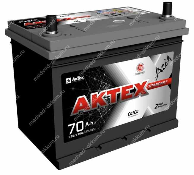 АкТех Standart Азия 70 Ач обр. D23