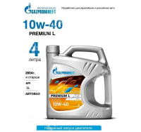 Масло моторное Gazpromneft Premium L 10W-40, SL/CF (4л.) п/синт.