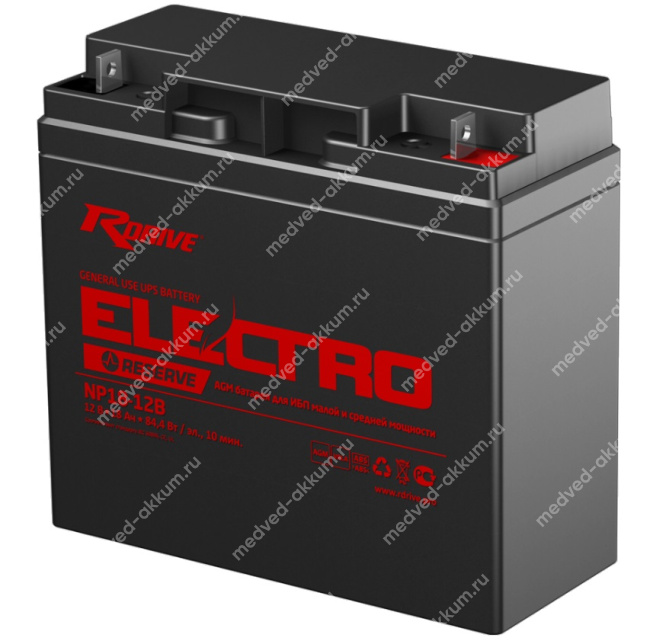 RDrive Electro Reserve AGM 18 Ач NP18-12В