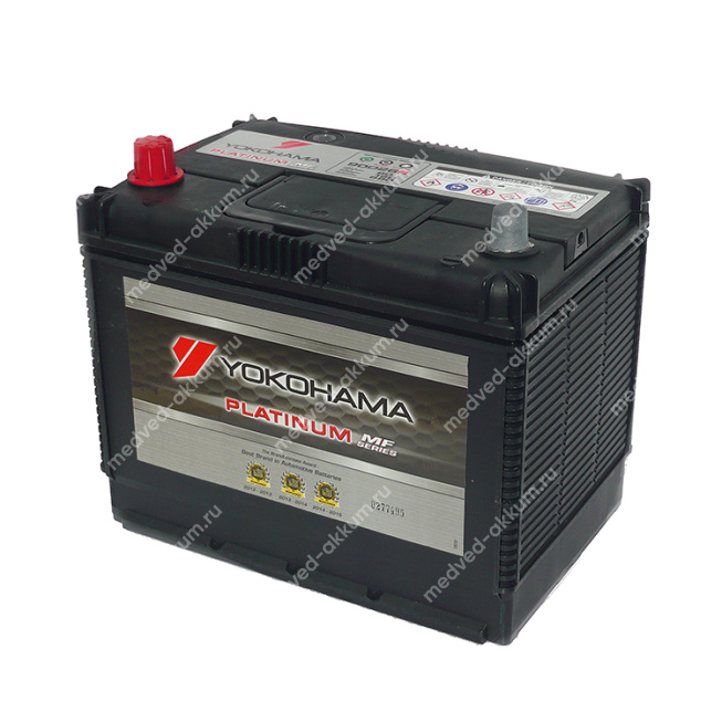 Yokohama Platinum 80 Ач пр. MF90D26R
